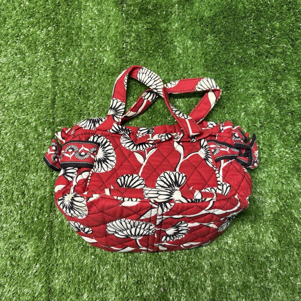 Vera Bradley Deco Daisy Little Princess Mini Tote Bucket Style Pouch Bag